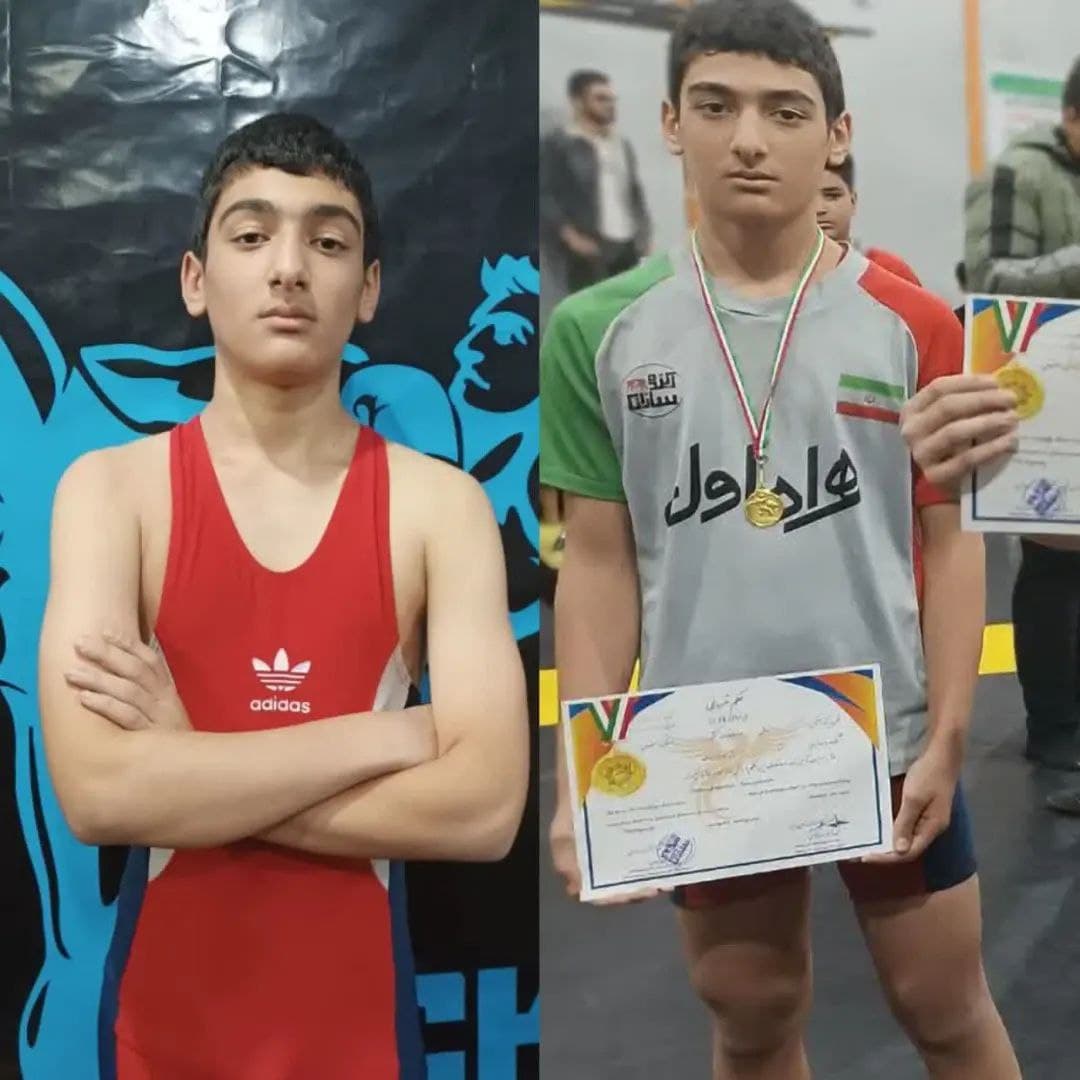 کسب مقام کشتی قهرمانی استان در وزن 55 کیلو اميرعلي مهدور